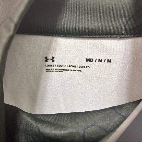 Under Armour Cold Weather Funnel Neck Top in Baroque Green NWT M - Picture 9 of 9